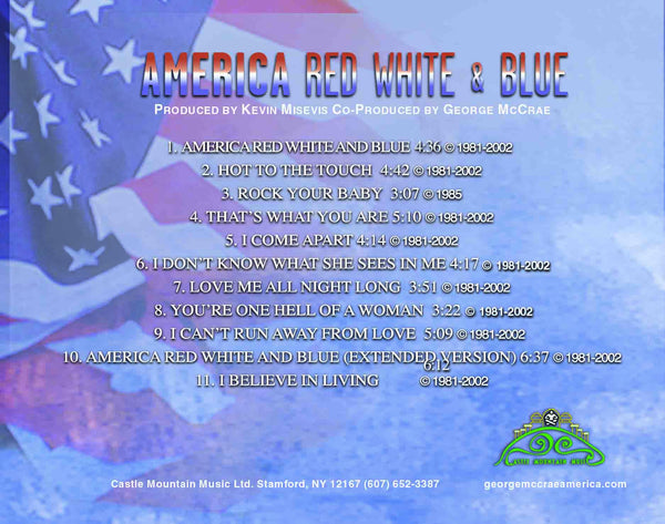 AMERICA RED WHITE & BLUE CD